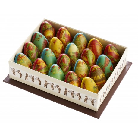 Box of 20 Transparent Agate Eggs