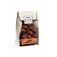 Almond bag coated with milk chocolate